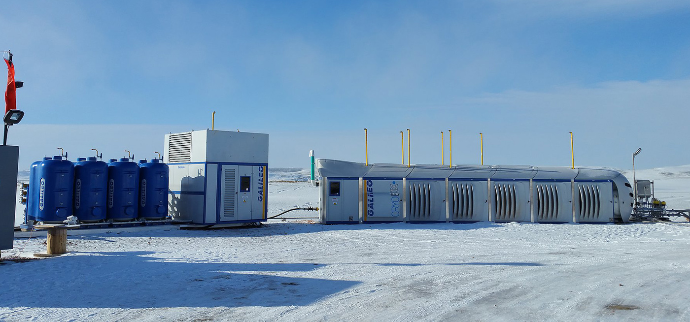 ZPTS conditioning plant and Cryobox LNG production station
