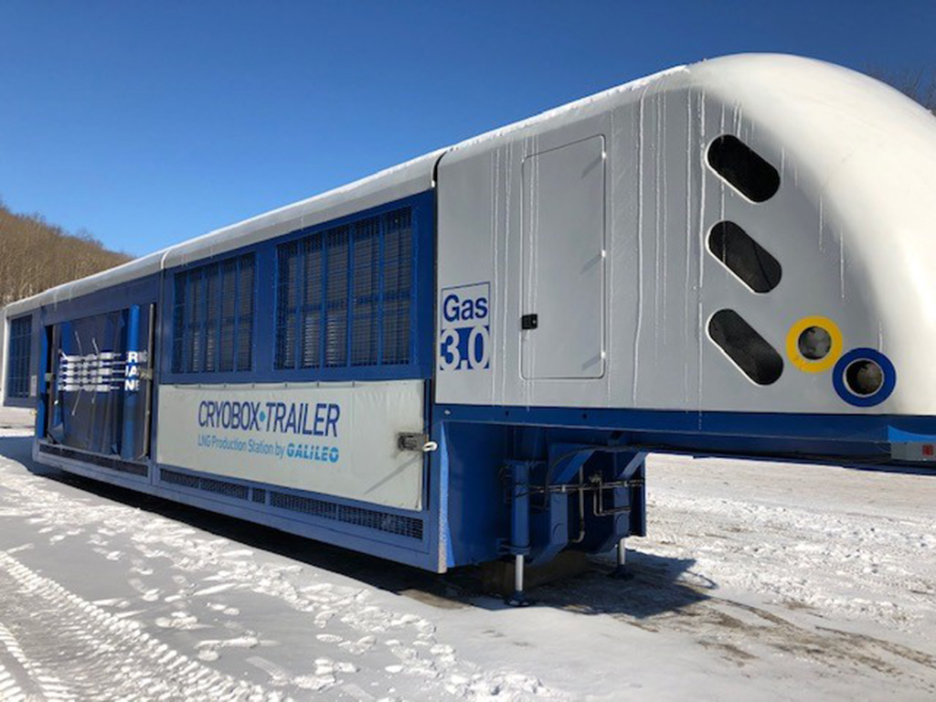 Edge LNG’s Cryobox ready for shipment to a work site. Source: Edge LNG